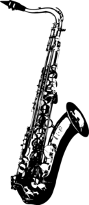 Image of a tenor saxophone.
